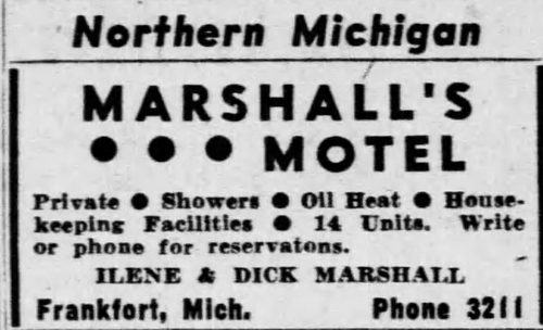 Bay Port Lodging (Marshalls Motel) - 1952 Ad